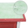 Jaula conejera con 1 puerta madera rojo de vidaXL, Jaulas y habitáculos para animales pequeños - Ref: Foro24-170833, Precio: ...
