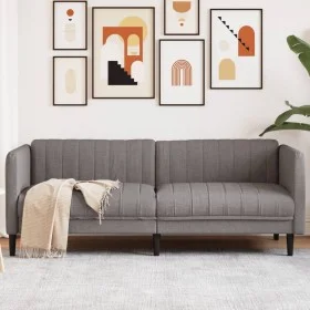 3 seater sofa taupe gray fabric by , Sofas - Ref: Foro24-372618, Price: 263,61 €, Discount: %