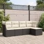5-piece garden furniture set and black synthetic rattan cushions by , Garden sets - Ref: Foro24-3249395, Price: 297,95 €, Dis...