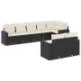 8-piece garden sofa set and black synthetic rattan cushions by , Modular outdoor sofas - Ref: Foro24-3251553, Price: 508,22 €...