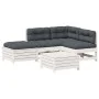 5-piece garden furniture set with solid white pine wood cushions by , Garden sets - Ref: Foro24-3250709, Price: 487,79 €, Dis...