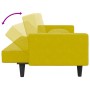 Yellow velvet 2-piece sofa set with cushions by , Sofas - Ref: Foro24-3216272, Price: 322,72 €, Discount: %