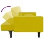 Yellow velvet 2-piece sofa set with cushions by , Sofas - Ref: Foro24-3216272, Price: 317,64 €, Discount: %