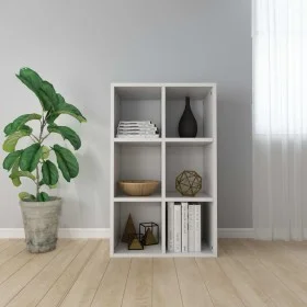 White engineered wood shelf/sideboard 66x30x98 cm by vidaXL, Bookcases and shelves - Ref: Foro24-800342, Price: 56,18 €, Disc...