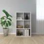 Weißes Regal/Sideboard aus Holzwerkstoff, 66 x 30 x 98 cm von vidaXL, Bücherregale und Regale - Ref: Foro24-800342, Preis: 56...