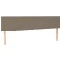Bed frame with headboard taupe gray fabric 120x190 cm by , Beds and slatted bases - Ref: Foro24-3270503, Price: 152,08 €, Dis...