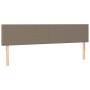 Estructura de cama con cabecero tela gris taupe 120x190 cm de , Camas y somieres - Ref: Foro24-3270503, Precio: 154,31 €, Des...