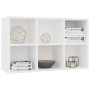 White engineered wood shelf/sideboard 66x30x98 cm by vidaXL, Bookcases and shelves - Ref: Foro24-800342, Price: 57,21 €, Disc...