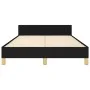 Bettrahmen mit schwarzem Stoffkopfteil 120x190 cm von , Betten und Lattenroste - Ref: Foro24-3270529, Preis: 143,82 €, Rabatt: %