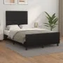 Estructura cama con cabecero cuero sintético negro 120x190 cm de , Camas y somieres - Ref: Foro24-3270548, Precio: 145,27 €, ...