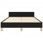 Bed frame with black fabric headboard 120x190 cm by , Beds and slatted bases - Ref: Foro24-3270543, Price: 157,58 €, Discount: %