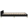 Bed frame with black fabric headboard 120x190 cm by , Beds and slatted bases - Ref: Foro24-3270543, Price: 157,58 €, Discount: %