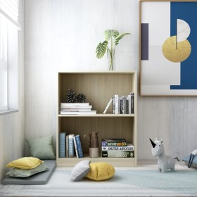 Sonoma oak engineered wood shelf 60x24x76 cm by vidaXL, Bookcases and shelves - Ref: Foro24-800858, Price: 40,83 €, Discount: %
