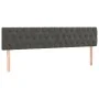 Dark gray velvet bed frame with headboard 120x190 cm by , Beds and slatted bases - Ref: Foro24-3270597, Price: 176,82 €, Disc...