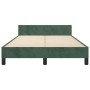 Dunkelgrüner Samtbettrahmen mit Kopfteil 120x190 cm von , Betten und Lattenroste - Ref: Foro24-3270605, Preis: 178,37 €, Raba...