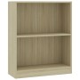 Regal aus Sonoma-Eichenholzwerkstoff, 60 x 24 x 76 cm von vidaXL, Bücherregale und Regale - Ref: Foro24-800858, Preis: 40,83 ...