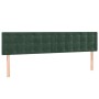 Dark green velvet bed frame with headboard 120x190 cm by , Beds and slatted bases - Ref: Foro24-3270605, Price: 179,10 €, Dis...