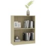 Regal aus Sonoma-Eichenholzwerkstoff, 60 x 24 x 76 cm von vidaXL, Bücherregale und Regale - Ref: Foro24-800858, Preis: 40,83 ...