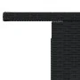 Gartentisch Glasoberfläche PE Rattan schwarz 100x55x73 cm von , Gartentische - Ref: Foro24-365970, Preis: 107,61 €, Rabatt: %