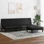 2-teilige Sofagarnitur aus schwarzem Kunstleder von , Sofas - Ref: Foro24-3216285, Preis: 325,71 €, Rabatt: %
