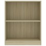 Regal aus Sonoma-Eichenholzwerkstoff, 60 x 24 x 76 cm von vidaXL, Bücherregale und Regale - Ref: Foro24-800858, Preis: 40,83 ...
