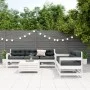 Set muebles jardín 6 pzas con cojines madera maciza pino blanco de , Conjuntos de jardín - Ref: Foro24-3250825, Precio: 549,6...