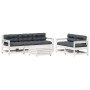 6-teiliges Gartenmöbel-Set mit Kissen aus massivem Weißkiefernholz von , Gartensets - Ref: Foro24-3250825, Preis: 554,95 €, R...
