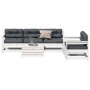 6-teiliges Gartenmöbel-Set mit Kissen aus massivem Weißkiefernholz von , Gartensets - Ref: Foro24-3250825, Preis: 554,95 €, R...