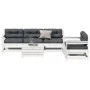 Set muebles jardín 6 pzas con cojines madera maciza pino blanco de , Conjuntos de jardín - Ref: Foro24-3250825, Precio: 549,6...
