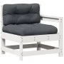 Set muebles jardín 6 pzas con cojines madera maciza pino blanco de , Conjuntos de jardín - Ref: Foro24-3250825, Precio: 549,6...