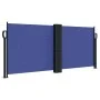 Blue retractable side awning 100x1000 cm by , Umbrellas - Ref: Foro24-4004686, Price: 109,89 €, Discount: %
