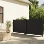 Black retractable side awning 100x1000 cm by , Umbrellas - Ref: Foro24-4004684, Price: 121,29 €, Discount: %