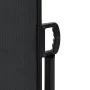Black retractable side awning 100x1000 cm by , Umbrellas - Ref: Foro24-4004684, Price: 121,29 €, Discount: %