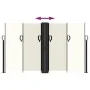 Cream retractable side awning 140x1000 cm by , Umbrellas - Ref: Foro24-4004715, Price: 127,99 €, Discount: %
