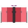 Toldo lateral retráctil rojo 140x1000 cm de , Sombrillas - Ref: Foro24-4004717, Precio: 130,06 €, Descuento: %