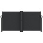 Toldo lateral retráctil negro 120x1000 cm de , Sombrillas - Ref: Foro24-4004699, Precio: 121,04 €, Descuento: %