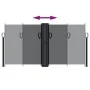 Black retractable side awning 120x1000 cm by , Umbrellas - Ref: Foro24-4004699, Price: 119,46 €, Discount: %