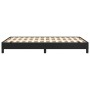 Estructura de cama cuero sintético negro 120x190 cm de , Camas y somieres - Ref: Foro24-379496, Precio: 88,14 €, Descuento: %
