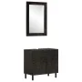 Conjunto de armarios de baño 2 piezas madera maciza de mango de , Muebles de baño - Ref: Foro24-3206293, Precio: 153,97 €, De...