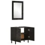 Conjunto de armarios de baño 2 piezas madera maciza de mango de , Muebles de baño - Ref: Foro24-3206293, Precio: 153,97 €, De...