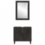 2-teiliges Badezimmerschrank-Set aus massivem Mangoholz von , Badezimmermöbel - Ref: Foro24-3206293, Preis: 162,64 €, Rabatt: %