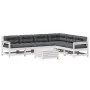 7-piece garden furniture set with solid white pine wood cushions by , Garden sets - Ref: Foro24-3250901, Price: 619,21 €, Dis...