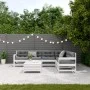 7-piece garden furniture set with solid white pine wood cushions by , Garden sets - Ref: Foro24-3250901, Price: 619,21 €, Dis...