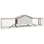 Mocha-colored solid pine and fir wood hutch 310x70x87 cm by vidaXL, Cages and habitats for small animals - Ref: Foro24-170859...