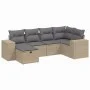 Garden sofa set with beige cushions mix 6 pieces PE rattan by , Garden sets - Ref: Foro24-3264415, Price: 402,60 €, Discount: %