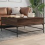 Couchtisch aus braunem Eichenholz-Metallwerkstoff, 95 x 95 x 45 cm von , Couchtisch - Ref: Foro24-3217068, Preis: 115,00 €, R...