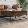 Couchtisch aus braunem Eichenholz-Metallwerkstoff, 95 x 95 x 45 cm von , Couchtisch - Ref: Foro24-3217068, Preis: 113,46 €, R...