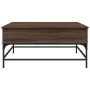 Couchtisch aus braunem Eichenholz-Metallwerkstoff, 95 x 95 x 45 cm von , Couchtisch - Ref: Foro24-3217068, Preis: 113,46 €, R...