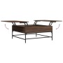 Couchtisch aus braunem Eichenholz-Metallwerkstoff, 95 x 95 x 45 cm von , Couchtisch - Ref: Foro24-3217068, Preis: 115,00 €, R...