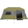 Family tent 9 people waterproof quick opening green by , tents - Ref: Foro24-94298, Price: 230,46 €, Discount: %